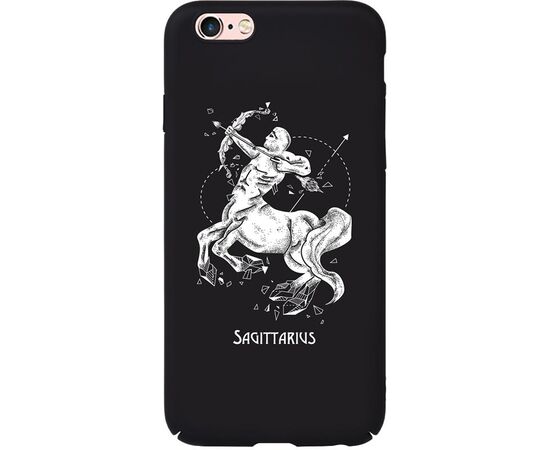 Придбати Чехол-накладка TOTO Full PC Print Case Apple iPhone 6/6S #171_Sagittarius Black, image , характеристики, відгуки