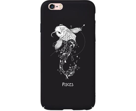 Придбати Чехол-накладка TOTO Full PC Print Case Apple iPhone 6/6S #170_Pisces Black, image , характеристики, відгуки