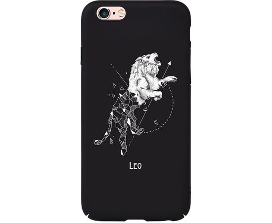 Купить Чехол-накладка TOTO Full PC Print Case Apple iPhone 6/6S #167_Leo Black, фото , характеристики, отзывы