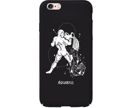 Придбати Чехол-накладка TOTO Full PC Print Case Apple iPhone 6/6S #164_Aquarius Black, image , характеристики, відгуки