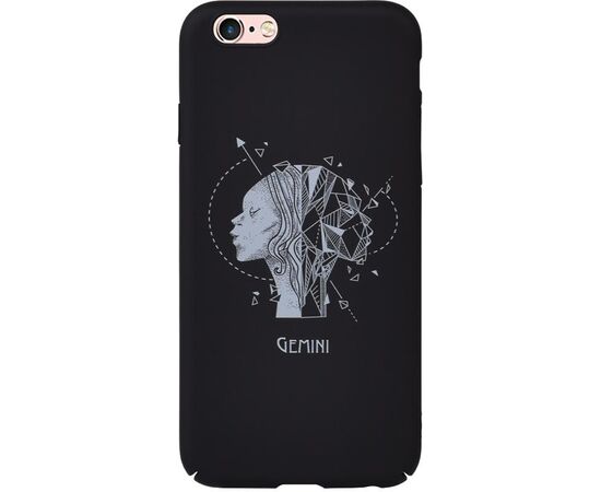 Придбати Чехол-накладка TOTO Full PC Print Case Apple iPhone 6/6S #162_Gemini Black, image , характеристики, відгуки