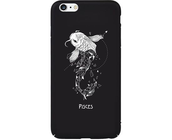 Придбати Чехол-накладка TOTO Full PC Print Case Apple iPhone 6 Plus/6S Plus #170_Pisces Black, image , характеристики, відгуки