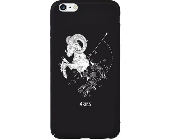 Купить Чехол-накладка TOTO Full PC Print Case Apple iPhone 6 Plus/6S Plus #168_Aries Black, фото , характеристики, отзывы