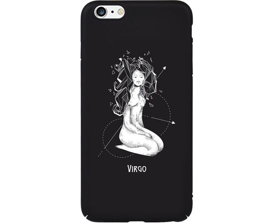 Купить Чехол-накладка TOTO Full PC Print Case Apple iPhone 6 Plus/6S Plus #165_Virgo Black, фото , характеристики, отзывы