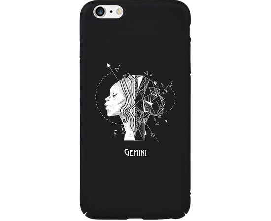 Придбати Чехол-накладка TOTO Full PC Print Case Apple iPhone 6 Plus/6S Plus #162_Gemini Black, image , характеристики, відгуки