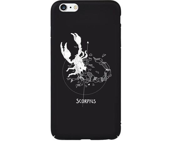 Придбати Чехол-накладка TOTO Full PC Print Case Apple iPhone 6 Plus/6S Plus #161_Scorpius Black, image , характеристики, відгуки