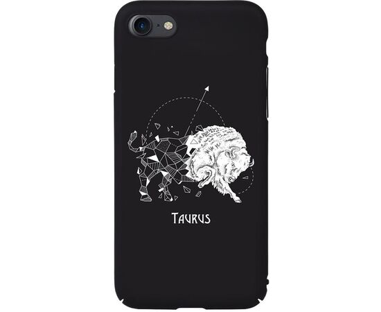 Придбати Чехол-накладка TOTO Full PC Print Case Apple iPhone 7/8/SE 2020 #172_Taurus Black, image , характеристики, відгуки