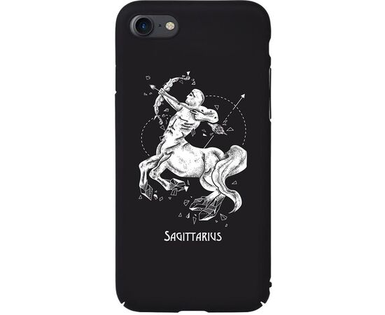 Придбати Чехол-накладка TOTO Full PC Print Case Apple iPhone 7/8/SE 2020 #171_Sagittarius Black, image , характеристики, відгуки