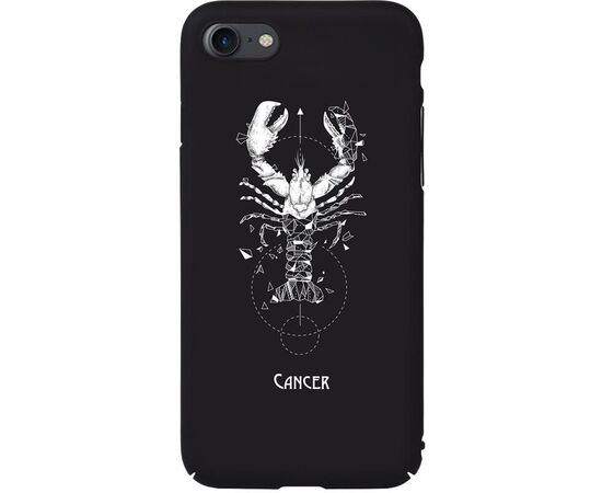 Придбати Чехол-накладка TOTO Full PC Print Case Apple iPhone 7/8/SE 2020 #169_Cancer Black, image , характеристики, відгуки