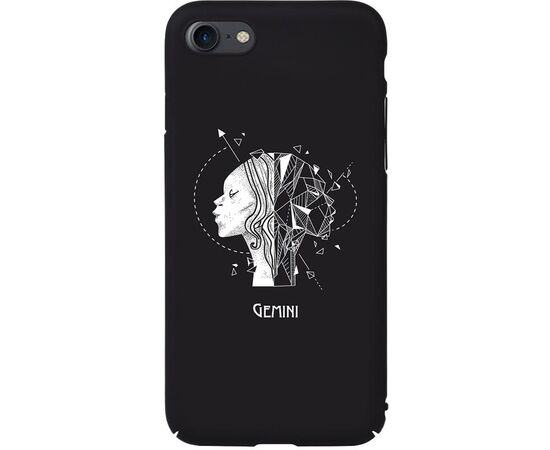 Придбати Чехол-накладка TOTO Full PC Print Case Apple iPhone 7/8/SE 2020 #162_Gemini Black, image , характеристики, відгуки