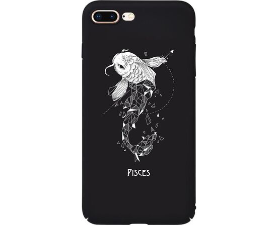 Придбати Чехол-накладка TOTO Full PC Print Case Apple iPhone 7 Plus/8 Plus #170_Pisces Black, image , характеристики, відгуки