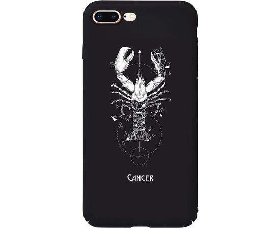 Придбати Чехол-накладка TOTO Full PC Print Case Apple iPhone 7 Plus/8 Plus #169_Cancer Black, image , характеристики, відгуки