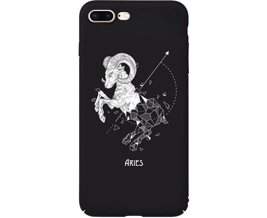 Придбати Чехол-накладка TOTO Full PC Print Case Apple iPhone 7 Plus/8 Plus #168_Aries Black, image , характеристики, відгуки