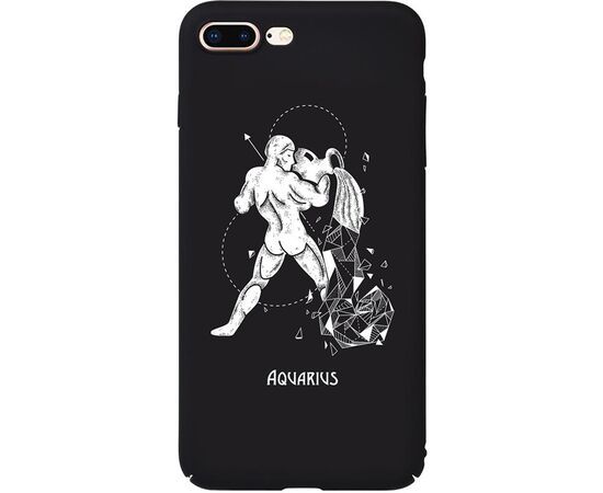 Придбати Чехол-накладка TOTO Full PC Print Case Apple iPhone 7 Plus/8 Plus #164_Aquarius Black, image , характеристики, відгуки