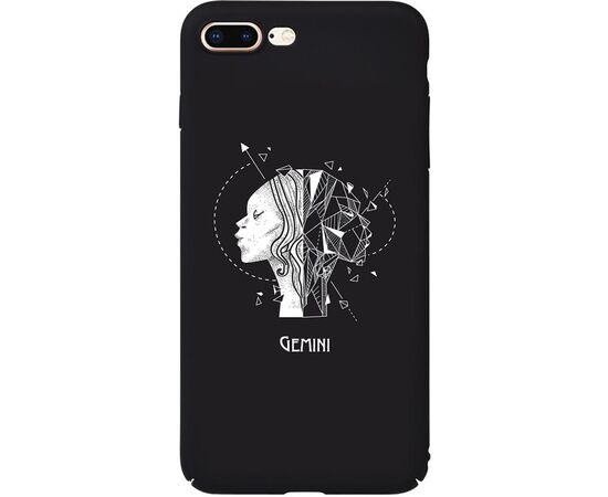 Придбати Чехол-накладка TOTO Full PC Print Case Apple iPhone 7 Plus/8 Plus #162_Gemini Black, image , характеристики, відгуки