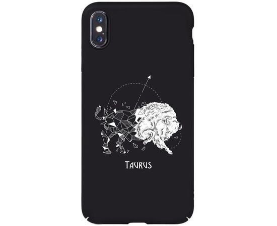 Придбати Чехол-накладка TOTO Full PC Print Case Apple iPhone X/XS #172_Taurus Black, image , характеристики, відгуки