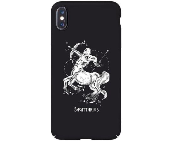 Купить Чехол-накладка TOTO Full PC Print Case Apple iPhone X/XS #171_Sagittarius Black, фото , характеристики, отзывы