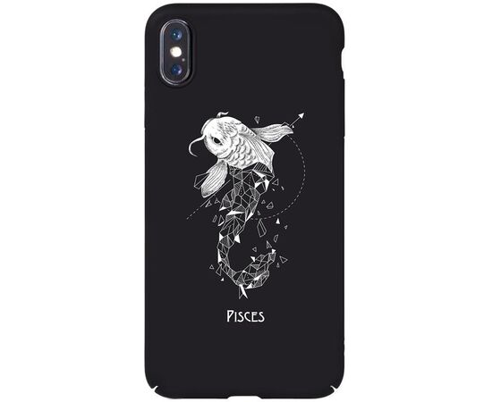 Придбати Чехол-накладка TOTO Full PC Print Case Apple iPhone X/XS #170_Pisces Black, image , характеристики, відгуки