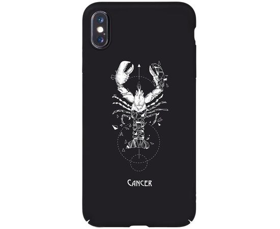 Придбати Чехол-накладка TOTO Full PC Print Case Apple iPhone X/XS #169_Cancer Black, image , характеристики, відгуки