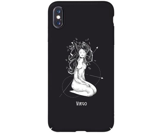 Придбати Чехол-накладка TOTO Full PC Print Case Apple iPhone X/XS #165_Virgo Black, image , характеристики, відгуки