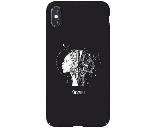 Придбати Чехол-накладка TOTO Full PC Print Case Apple iPhone X/XS #162_Gemini Black, image , характеристики, відгуки