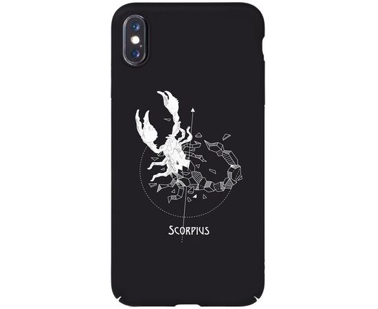 Придбати Чехол-накладка TOTO Full PC Print Case Apple iPhone X/XS #161_Scorpius Black, image , характеристики, відгуки