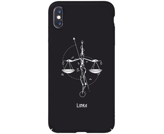 Придбати Чехол-накладка TOTO Full PC Print Case Apple iPhone XS Max #163_Libra Black, image , характеристики, відгуки