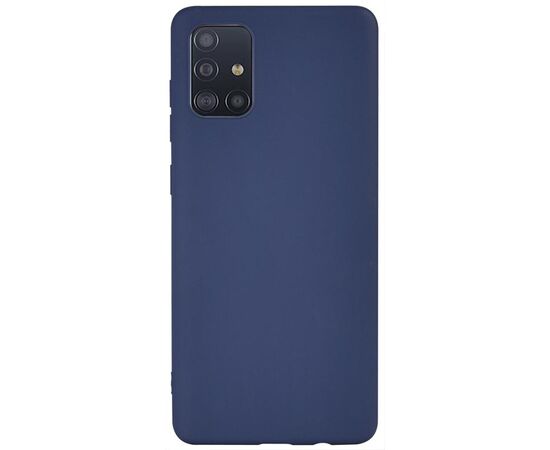 Купить Чехол-накладка TOTO 1mm Matt TPU Case Samsung Galaxy A51 Navy Blue, фото , характеристики, отзывы