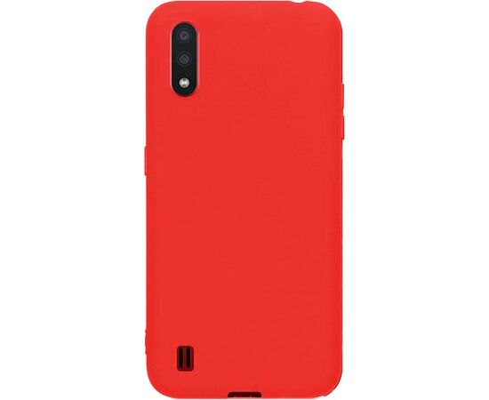 Придбати Чехол-накладка TOTO 1mm Matt TPU Case Samsung Galaxy A01 Red, image , характеристики, відгуки