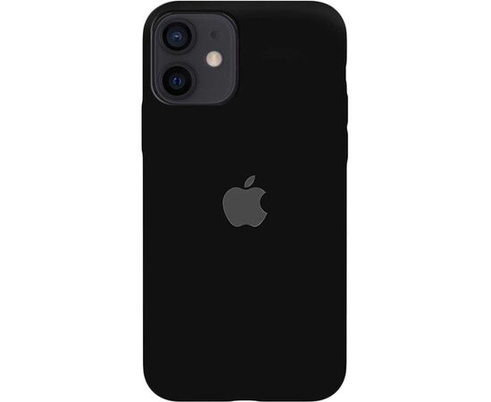 Купить Чехол-накладка TOTO Silicone Full Protection Case Apple iPhone 12/12 Pro Black, фото , изображение 2, характеристики, отзывы