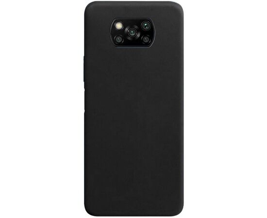 Придбати Чехол-накладка TOTO Silicone Full Protection Case Xiaomi Poco X3 Black, image , характеристики, відгуки