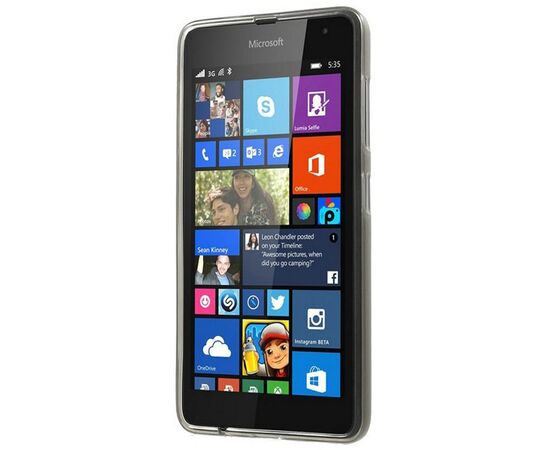 Купить Чехол-накладка TOTO TPU case matte Microsoft Lumia 550 Dark/Grey, фото , изображение 2, характеристики, отзывы