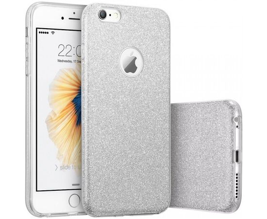 Придбати Чехол-накладка TOTO TPU Shine Case iPhone 6/6s Silver, image , зображення 3, характеристики, відгуки