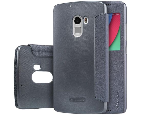 Купить Чехол-книжка Nillkin Sparkle case Lenovo X3 Lite A7010 Black, фото , изображение 3, характеристики, отзывы