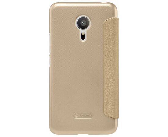 Купить Чехол-книжка Nillkin Sparkle case Meizu Pro 5 Gold, фото , изображение 2, характеристики, отзывы