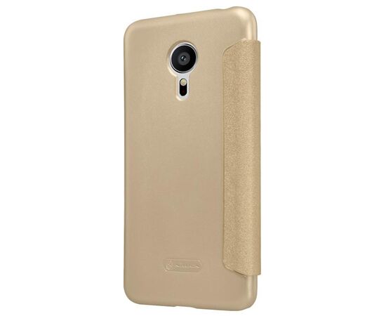 Купить Чехол-книжка Nillkin Sparkle case Meizu Pro 5 Gold, фото , изображение 4, характеристики, отзывы