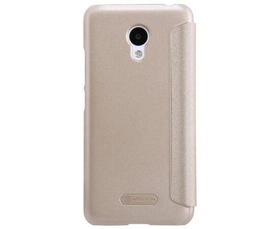 Придбати Чехол-книжка Nillkin Sparkle case Meizu M3 Gold, image , зображення 4, характеристики, відгуки