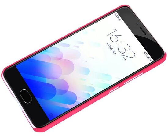 Купить Чехол-накладка Nillkin Super Frosted Shield Meizu M3 Red, фото , изображение 2, характеристики, отзывы