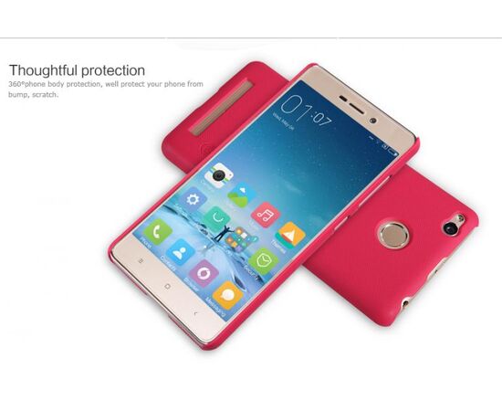 Придбати Чехол-накладка Nillkin Super Frosted Shield Xiaomi Redmi 3 PRO Red, image , зображення 5, характеристики, відгуки