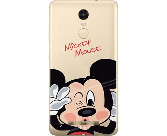 Купить Чехол-накладка TOTO TPU case Disney Xiaomi Redmi Note 3 Mickey Mouse, фото , характеристики, отзывы