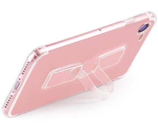 Придбати Чехол-накладка HOCO TPU case Light series with Finger Holder iPhone 7/8/SE 2020 Transparent, image , зображення 2, характеристики, відгуки