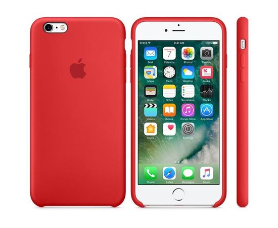 Придбати Чехол-накладка TOTO Silicone Case Apple iPhone 6 Plus/6s Plus Red, image , характеристики, відгуки