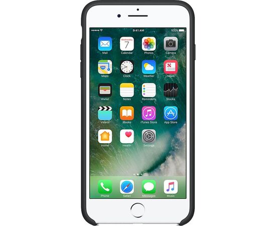 Придбати Чехол-накладка TOTO Silicone Case Apple iPhone 7 Plus/8 Plus Black, image , характеристики, відгуки