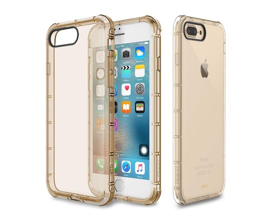 Купить Чехол-накладка Rock TPU Case Fence series iPhone 7 Plus Transparent/Gold, фото , характеристики, отзывы