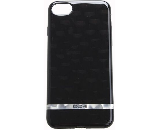 Купить Чехол-накладка Solove TPU case 3D B1 iPhone 7 Black, фото , характеристики, отзывы