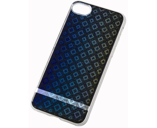 Купить Чехол-накладка Solove TPU case 3D B2 with figure iPhone 7 Black, фото , изображение 2, характеристики, отзывы