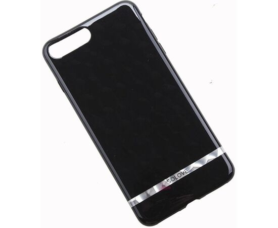 Купить Чехол-накладка Solove TPU case 3D B1 iPhone 7 Plus Black, фото , характеристики, отзывы