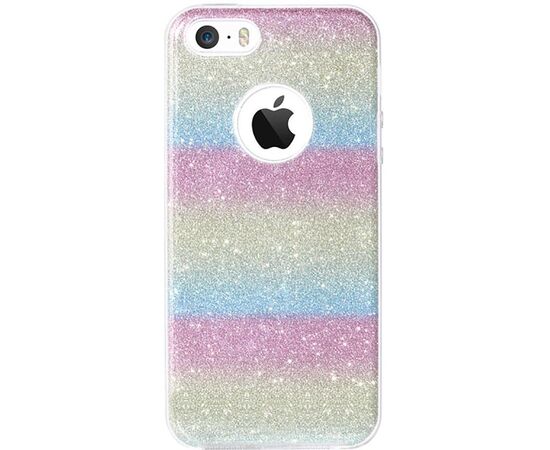 Придбати Чехол-накладка TOTO TPU Shine Case iPhone 5/5s/SE Rainbow, image , характеристики, відгуки