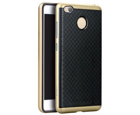 Придбати Чехол-накладка Ipaky TPU+PC Xiaomi Redmi Pro Black/Gold, image , характеристики, відгуки