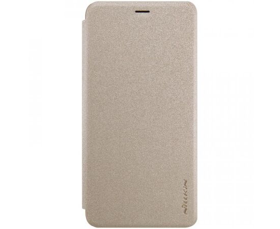 Купить Чехол-книжка Nillkin Sparkle case Meizu M3S Gold, фото , характеристики, отзывы